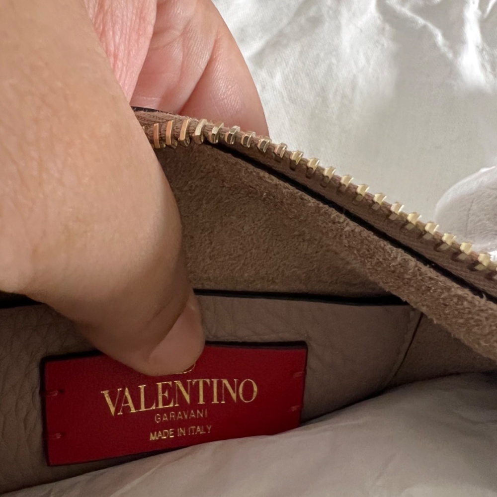 Small Rockstud Leather Shoulder Bag VALENTINO GARAVANI - Picture 3 of 12
